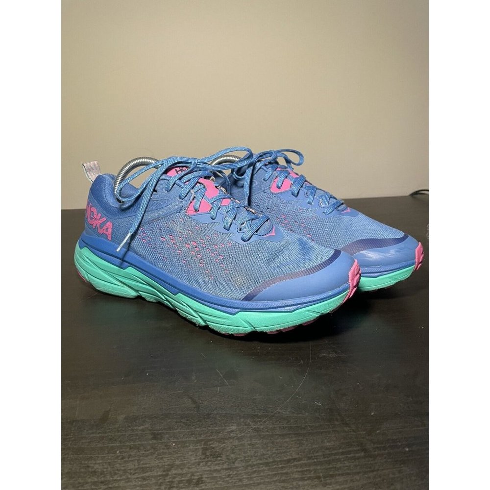 Hoka One One Womens Challenger ATR 6 1106512 VBAT Blue Running Shoe Sneaker 12 B